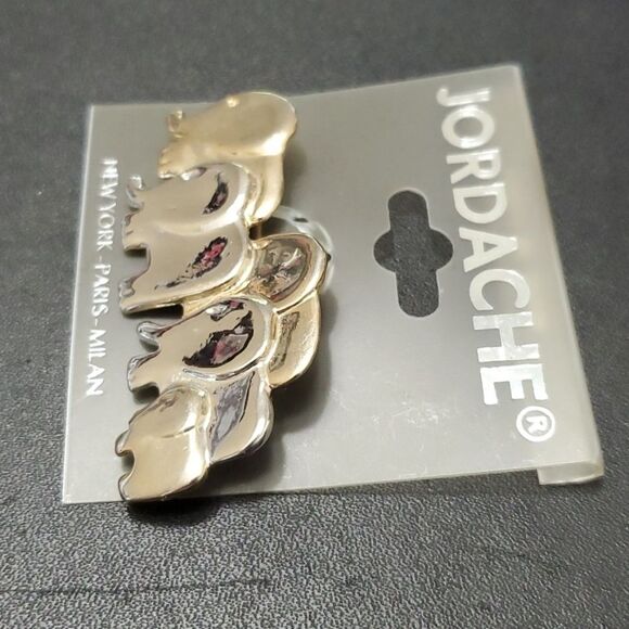 Jordache herd of elephants brooch - Picture 2 of 8
